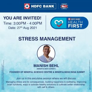 MANISH BEHL STRESS MANAGEMENT